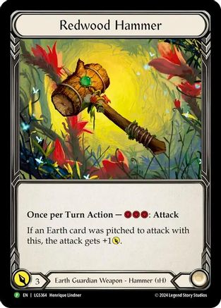 Redwood Hammer - LGS364 (LGS364) - Flesh and Blood: Promo Cards Cold Foil