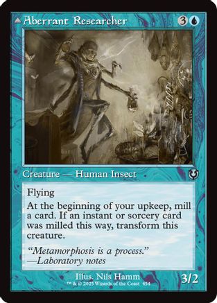 Aberrant Researcher // Perfected Form (Retro Frame) (-454) - Innistrad Remastered