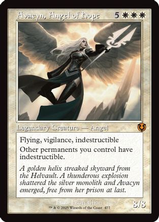 Avacyn, Angel of Hope (Retro Frame) (-477) - Innistrad Remastered