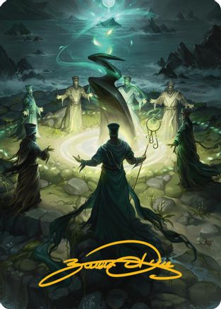 Cryptolith Rite Art Card (Gold-Stamped Signature) (-014) - Art Series: Innistrad Remastered