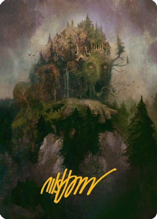 Cultivator Colossus Art Card (Gold-Stamped Signature) (-015) - Art Series: Innistrad Remastered
