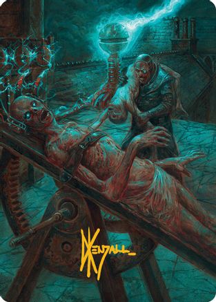 Rooftop Storm Art Card (Gold-Stamped Signature) (-008) - Art Series: Innistrad Remastered