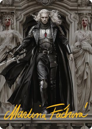 Sorin, Imperious Bloodlord Art Card (Gold-Stamped Signature) (-018) - Art Series: Innistrad Remastered