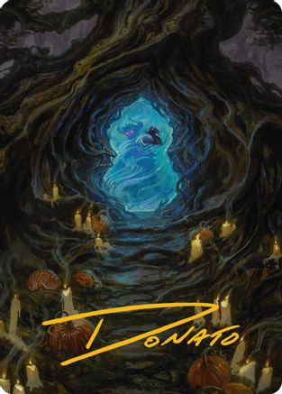Conjurer's Closet Art Card (Gold-Stamped Signature) (-017) - Art Series: Innistrad Remastered
