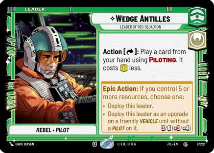 Wedge Antilles - Leader of Red Squadron (008/257) - Jump to Lightspeed