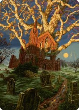 Abundant Growth Art Card (-013) - Art Series: Innistrad Remastered