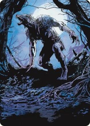 Krallenhorde Howler Art Card (-019) - Art Series: Innistrad Remastered