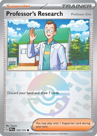 Professor's Research [Professor Elm] (Poke Ball Pattern) - SV Prismatic Evolutions