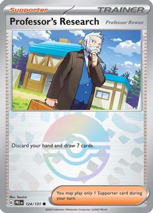 Professor's Research [Professor Rowan] (Poke Ball Pattern) - SV Prismatic Evolutions