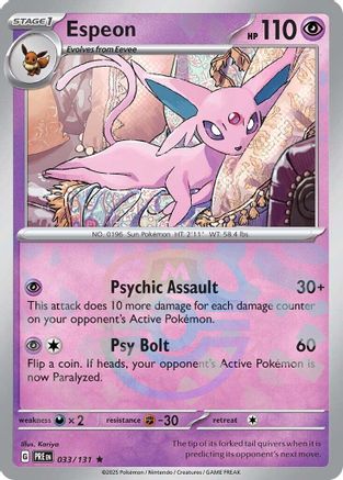 Espeon (Master Ball Pattern) - SV Prismatic Evolutions