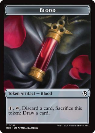 Blood // Clue Double-Sided Token (-21 // 22) - Innistrad Remastered Foil