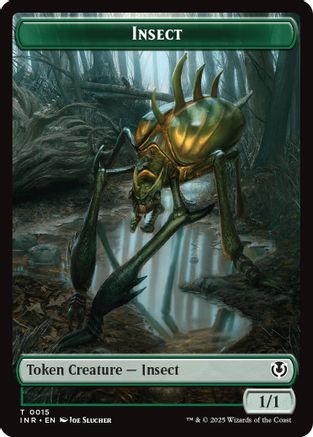 Insect // Spider Double-Sided Token (-15 // 16) - Innistrad Remastered Foil