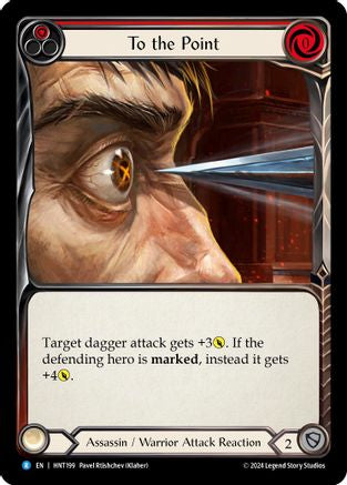 To the Point (Red) (HNT199) - The Hunted Rainbow Foil