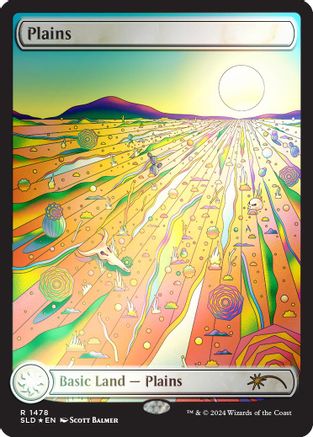 Plains (1478) (Rainbow Foil) (-1478) - Secret Lair Drop Series Foil