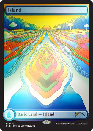 Island (1479) (Rainbow Foil) (-1479) - Secret Lair Drop Series Foil