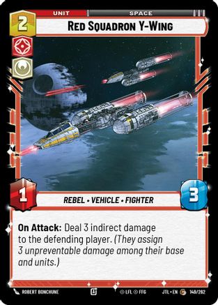 Red Squadron Y-Wing (149/262) - Jump to Lightspeed