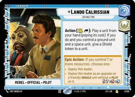 Lando Calrissian - Buying Time (003/257) - Jump to Lightspeed