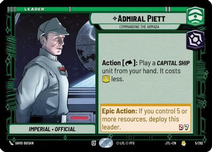 Admiral Piett - Commanding the Armada (005/257) - Jump to Lightspeed