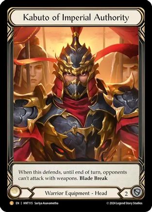 Kabuto of Imperial Authority (Extended Art) (HNT115) - The Hunted