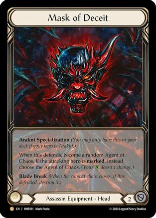 Mask of Deceit (Extended Art) (HNT011) - The Hunted