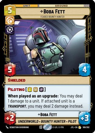 Boba Fett - Feared Bounty Hunter (189/257) - Jump to Lightspeed