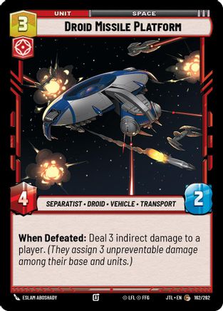 Droid Missile Platform (162/262) - Jump to Lightspeed