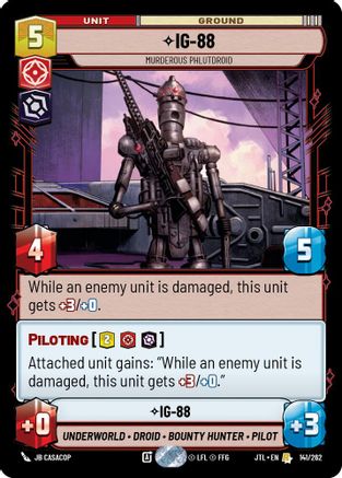 IG-88 - Murderous Phlutdroid (141/257) - Jump to Lightspeed