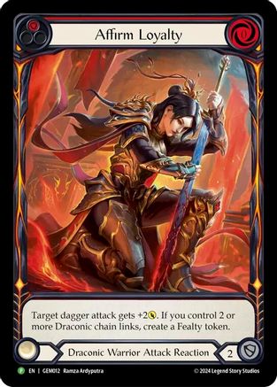 Affirm Loyalty - GEM012 (GEM012) - GEM Pack 1