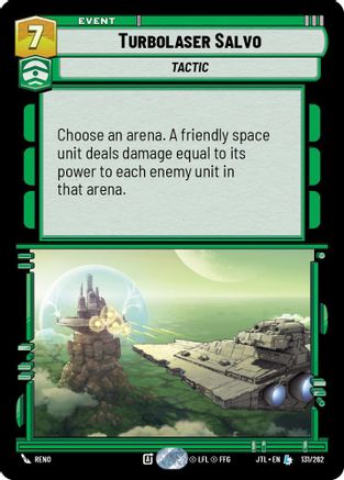 Turbolaser Salvo (131/262) - Jump to Lightspeed