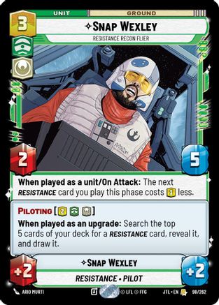 Snap Wexley - Resistance Recon Flier (098/257) - Jump to Lightspeed