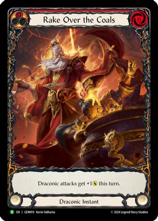 Rake Over the Coals (Red) (GEM019) - GEM Pack 1 Rainbow Foil