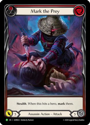 Mark the Prey (Red) (GEM023) - GEM Pack 1