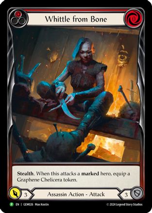 Whittle from Bone (Red) (GEM026) - GEM Pack 1