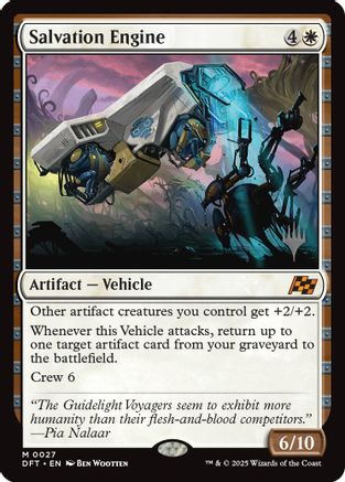 Salvation Engine (PPDFT-027) - Promo Pack: Aetherdrift Foil