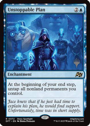 Unstoppable Plan (PPDFT-072) - Promo Pack: Aetherdrift Foil