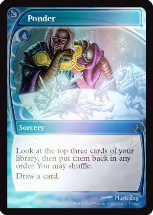 Ponder (Future Sight) (SLD-002) - Secret Lair Drop Series