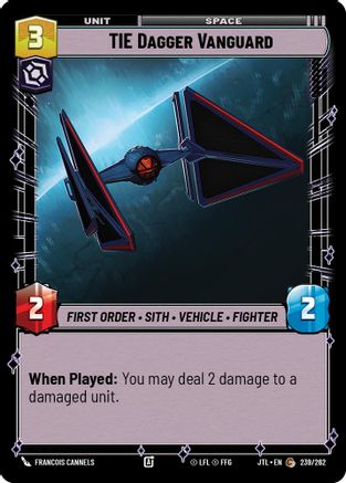 TIE Dagger Vanguard (239/257) - Jump to Lightspeed