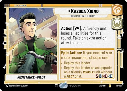 Kazuda Xiono - Best Pilot in the Galaxy (018/257) - Jump to Lightspeed