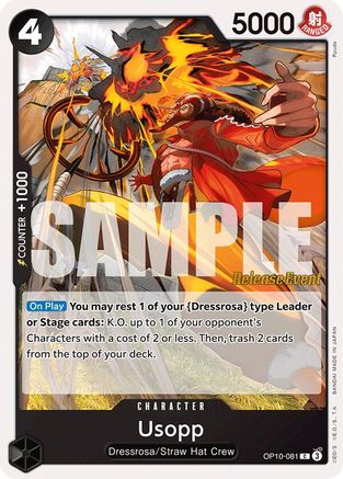 Usopp (081) (OP10-081) - Royal Blood Release Event Cards