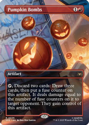 Pumpkin Bombs (Borderless) (-026) - Marvel's Spider-Man: Eternal-Legal