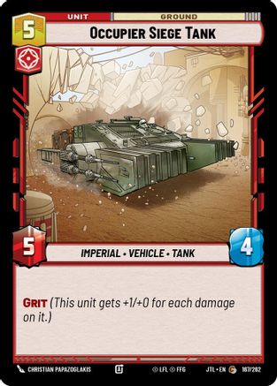 Occupier Siege Tank (167/262) - Jump to Lightspeed