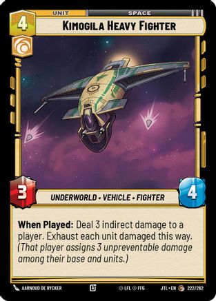 Kimogila Heavy Fighter (222/262) - Jump to Lightspeed