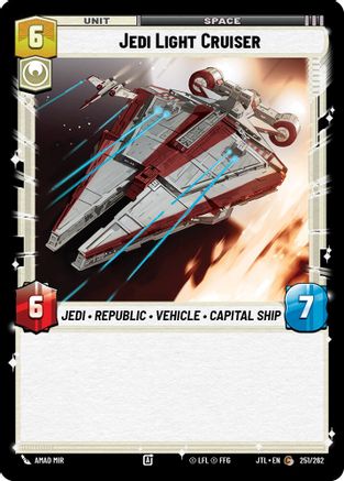 Jedi Light Cruiser (251/262) - Jump to Lightspeed