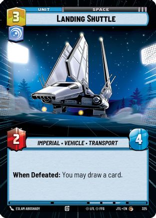 Landing Shuttle (Hyperspace) (325) - Jump to Lightspeed