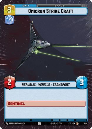 Omicron Strike Craft (Hyperspace) (326) - Jump to Lightspeed