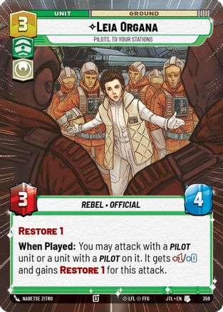 Leia Organa - Pilots, To Your Stations (Hyperspace) (359) - Jump to Lightspeed