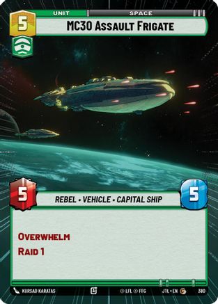 MC30 Assault Frigate (Hyperspace) (380) - Jump to Lightspeed