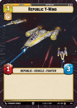 Republic Y-Wing (Hyperspace) (474) - Jump to Lightspeed