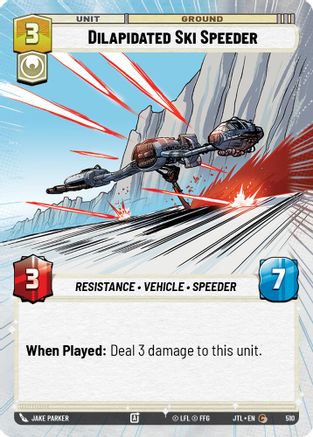 Dilapidated Ski Speeder (Hyperspace) (510) - Jump to Lightspeed