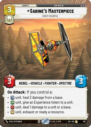 Sabine's Masterpiece - Crazy Colorful (Hyperspace) (512) - Jump to Lightspeed